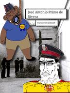 atheism brap catholic chad chud falangism falangist hanged hanging jose_antonio_primo_de_rivera mutt queen_of_spades spade spain spanish_empire subvariant:perceptive_chud variant:bernd variant:chudjak wikipedia wikipedia_article // 720x960 // 390.6KB