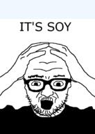arm clothes glasses hand its_over open_mouth soyjak stubble text variant:unknown // 500x700 // 17.3KB