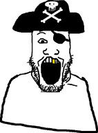 birthday happy oc pirate pirate_hat pirates plier_(soyjak_party) plierjak pliers variant:markiplier_soyjak // 453x611 // 83.9KB