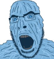 beard blue_eyes bubble element glasses liquid open_mouth stubble variant:cobson water // 721x789 // 63.0KB