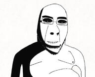 bald drawfag drawing eyes glasses horny meta:op_took_a_selfie_of_xerself nose ominous subvariant:hornyson teeth variant:cobson white_background white_skin // 912x745 // 300.3KB