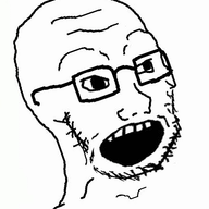 animated glasses no open_mouth soyjak stubble twitchy variant:soyak // 387x437 // 56.9KB