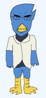 berdly berdly_(deltarune) bird deltarune full_body toby_fox variant:chudjak video_game // 971x2069 // 58.5KB