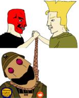 ACK! Redskull a10_eyes amerimutt aryan capeshit creature_commandos cyborg dc_comics flat_top friendship gi_robot jojos_bizarre_adventure marvel reddit robot stroheim variant:bernd variant:chudjak world_war_2 zog // 633x785 // 145.2KB