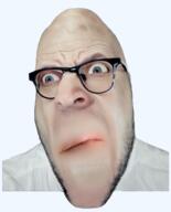 closed_mouth glasses meta:ai_generated realistic stubble variant:cobson // 446x552 // 243.0KB