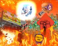 2 agartha animal award billboard breaker breaker2 central_intelligence_agency closed_eyes dead explosion fire full_body glasses gradient grass hamburger house houses hyperborea incomprehensible laser literally minigun neighborhood open_mouth orange oren raddy roblox soyjak sprunki squid stubble sun tds tentacle tentacle_hentai trend:aryan variant:reaction_soyjak // 3000x2400 // 7.7MB