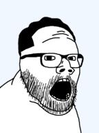 beard glasses hair open_mouth variant:joshua // 600x800 // 15.5KB