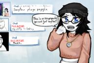 4soyjaks artist:jaikacuz blue_eyes closed_mouth glasses open_mouth peggle rape soy soyjak_party soylent soylent_(cacao) streamer variant:cobson variant:gapejak variant:soytan video_game vtuber // 2598x1746 // 3.6MB