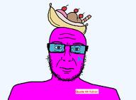 bald banana_split_ice_cream beard closed_mouth glasses janny pink_skin quote stubble transparent_background variant:oppenheimerjak // 1024x750 // 29.2KB