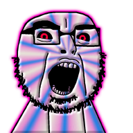 colorful evil evil_intentions glasses glowing ominous red_eyes subvariant:olgolstein tranny variant:cobson // 800x800 // 381.7KB