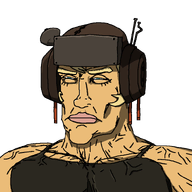 blond blue_eyes buff c'venash_vishneri helmet muscles psychopomp schizo subvariant:perceptive_chud transparent_background variant:chudjak yellow_hair // 799x799 // 35.1KB