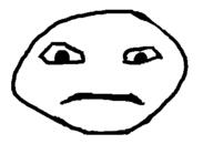 frown neutral small_head subvariant:neutralplier variant:markiplier_soyjak // 395x267 // 2.3KB