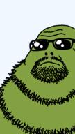 alien bald black_sclerascl closed_mouth fat glasses green_skin neckbeard transparent_background variant:neckbeardjak // 324x576 // 14.3KB