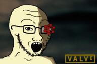 bald glasses logo open_mouth shadow stubble valve variant:soyak // 1200x800 // 132.3KB