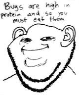 ear eat_the_bugs smile soyjak stubble text variant:impish_soyak_ears yoba_face // 512x614 // 90.2KB
