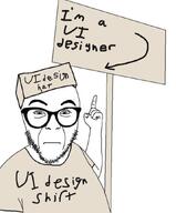 clothes hat serious_hat sign text uidesigner variant:abortion_lover white_shirt white_skin // 716x866 // 243.7KB