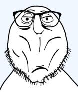 beard bored chris_griffin family_guy frown glasses neutral open_mouth soyjak stubble transparent transparent_background variant:chris_griffin_soyjak // 1170x1429 // 103.3KB