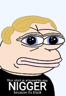 amphibian bald closed_mouth clothes frog green_skin lips looking_at_you nas nas:pepe nigger pepe_the_frog transparent_background tshirt // 672x986 // 19.9KB