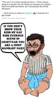 baby bloodshot_eyes brown_hair brown_skin celebrity chris_evans clothes criticism crying full_body lgbt lightyear soyjak speech_bubble twitter variant:cryboy_soyjak // 568x1016 // 328.2KB