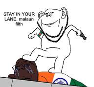 bangladesh crying curb_stomp faggot gun hindu_rape_ape india muslims pajeet saar variant:impish_soyak_ears variant:niggerpoop // 1292x1200 // 123.0KB