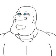 chad mouth_closed muscles smirk subvariant:mexiaryan variant:meximutt yoba_face // 886x872 // 45.4KB