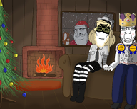 aryan background beard blond bow buff burger_king christmas circus_2_(namefag) crown cyn fire fnf_pedo full_body glasses hair hand handholding its_just_getting_started jax_(the_amazing_digital_circus) jax_pedo king meta:namefags murder_drones neutral patientzero_(user) robot santa santa_hat series:aryan_soyjaks sitting smile subvariant:aryaneutralplier subvariant:aryanplier subvariant:chudplier subvariant:feralsquirrel subvariant:neutralplier tree trend:aryan variant:cobson variant:feraljak variant:markiplier_soyjak white_skin // 2048x1639 // 3.0MB