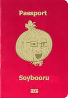 glasses nose onion open_mouth passport pink pink_background series:passports soybooru stubble teeth text variant:soyak // 602x860 // 601.7KB