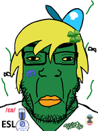 4chan 4cuck beak breadwinners clothes co_(4chan) discord discord_logo_facial_mark duck esl fnf_pedo green_body hair hat lips map_(pedophile) niggerlodeon pedophile rule34 series:esl_pedo_league stubble subvariant:chudplier svenniehoeki swaysway swaysway_pedo variant:markiplier_soyjak white_background white_shirt yellow_hair zero_good_posts_made // 600x800 // 80.3KB