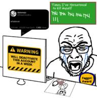 award bald brap chalkboard computer crying fallenchungus fart glasses mousepad open_mouth pretty_blood stubble twitter variant:rupturejak warning // 689x693 // 224.9KB