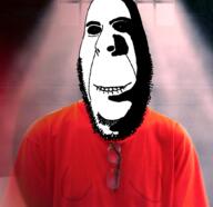 biting_lip clothes creepy distorted evil irl ominous peter_scully shadow smile soyjak stubble subvariant:hornyson variant:cobson // 1000x968 // 585.8KB