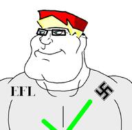 blond blue_eyes efl fnf_pedo glasses muscles subvariant:mexiaryan swastika trend:aryan variant:meximutt // 886x872 // 46.3KB