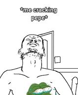 amphibian background crying dildo frog half_body looking_up meme nas:pepe no_glasses pepe pepe_the_frog rape text variant:crackinglabubu // 396x480 // 66.6KB