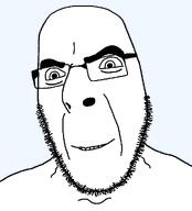 glasses happy open_mouth smile stubble subvariant:cobson_slim template transparent_background variant:cobson white_skin // 905x1000 // 21.7KB