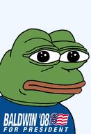 2008 amphibian bald chuck_baldwin closed_mouth clothes constitution_party flag:united_states frog green_skin lips looking_at_you nas nas:pepe pepe pepe_the_frog politics president transparent_background tshirt united_states // 1344x1973 // 101.3KB 2008 amphibian bald chuck_baldwin closed_mouth clothes constitution_party flag:united_states frog green_skin lips looking_at_you nas nas:pepe pepe pepe_the_frog politics president transparent_background tshirt united_states // 1344x1973 // 101.3KB