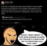 2025 agenda angry beta_male clickbait february february_14 journalist kotaku soyjak stephen_totilo sweet_baby_inc twitter ubisoft video_game // 774x763 // 107.6KB