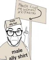 closed_mouth kill_all_men men sign variant:abortion_lover xitter xitter_meme // 1100x1331 // 175.5KB