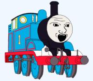 1 blue lb&scr_e2 meta:tagme one red_lines thomas_(thomas_and_friends) thomas_the_tank_engine train variant:soyak // 1000x863 // 29.3KB