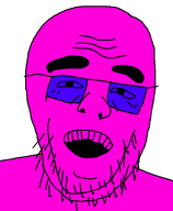 gaping_mouth glasses laughing soyboy stubble teeth variant:losserjak // 636x773 // 9.6KB