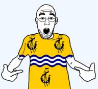 arm british clothes ear flag flag:outer_hebrides glasses hair hand longship open_mouth outer_hebrides pointing river scotland ship soyjak stubble teeth tshirt united_kingdom variant:shirtjak water // 1236x1118 // 130.2KB