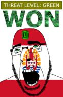 ahegao country emerald flag flag:french_polynesia france french_polynesia gem glasses green green_eyes hair looking_up open_mouth schlog_color_event soyjak soyjak_blog stubble teeth text threat_level_green variant:cobson water won // 721x1115 // 180.4KB