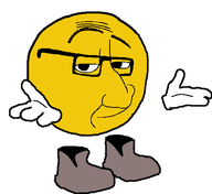 boots closed_mouth emoticon emotiguy floating_arms glasses glove picardia round shrugging smug transparent_background variant:smugjak // 498x457 // 4.9KB