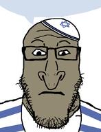 brown_skin clothes hat jewish_nose judaism jude kike kippah series:yehudyakim speech_bubble subvariant:neutralplier tallit variant:markiplier_soyjak // 1035x1353 // 22.9KB
