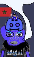 bald beard clothes country discord discordjak flag glasses meta:tagme morocco speech_bubble speech_bubble_empty utubetrollspolice variant:unknown // 666x1111 // 275.4KB