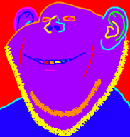 animated color colorful epilepsy ext=gif grin rainbow soyjak stubble variant:impish_soyak_ears // 598x628 // 93.5KB