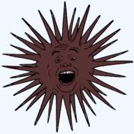 animal full_body open_mouth series:animaljaks soyjak spike urchin variant:alicia // 600x600 // 106.5KB