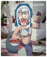 animal anime blue_eyes blush clothes gawr_gura glasses hair hololive open_mouth shark soyjak stubble tongue variant:markiplier_soyjak vtuber white_hair // 1920x2304 // 3.6MB