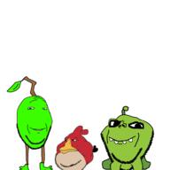 3soyjaks angry_birds animal arm artist:unknown beak bird closed_mouth cut_the_rope foot furcorn leaf leg my_singing_monsters nostalgia om_nom red smile stick stubble teeth variant:gapejak variant:impish_soyak_ears video_game yellow_sclera // 1280x1280 // 264.7KB