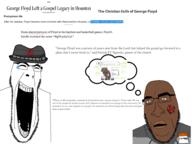 atheism christian_identity christianity fedora george_floyd nigger variant:cobson // 4032x3024 // 1.8MB