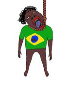 afro brapzilian brazil flag:brazil hanging nigger rope sloptranwnbag_(namefag) variant:bernd // 1400x1870 // 353.9KB