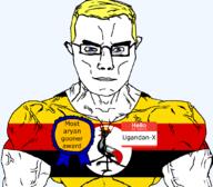 aryan chud subvariant:muscular_chud uganda ugandan-x(user) ugandan-x_fucking_won variant:chudjak // 1059x929 // 115.4KB